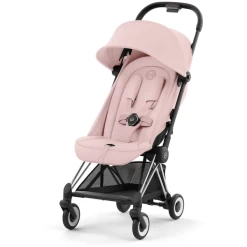 Cybex PLATINUM Buggy Coya Chrome Dark Brown Peach Pink