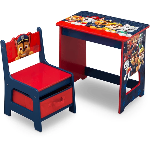 Delta Children Paw Patrol Kinderschreibtisch Und -Stuhl-Set Aus Holz 3 Delta Children Paw Patrol Kinderschreibtisch Und -Stuhl-Set Aus Holz