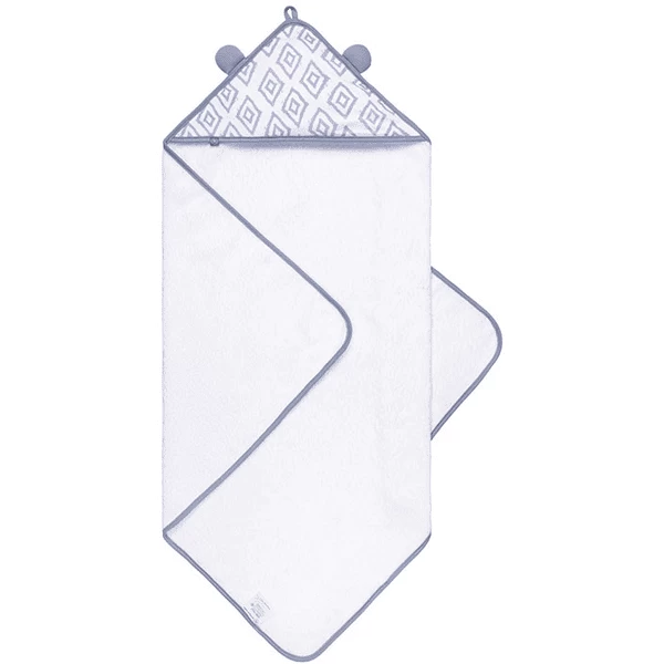 Emma & Noah Kapuzenhandtuch Rauten Blau 80 X 80 Cm 3 Emma & Noah Kapuzenhandtuch Rauten Blau 80 X 80 Cm