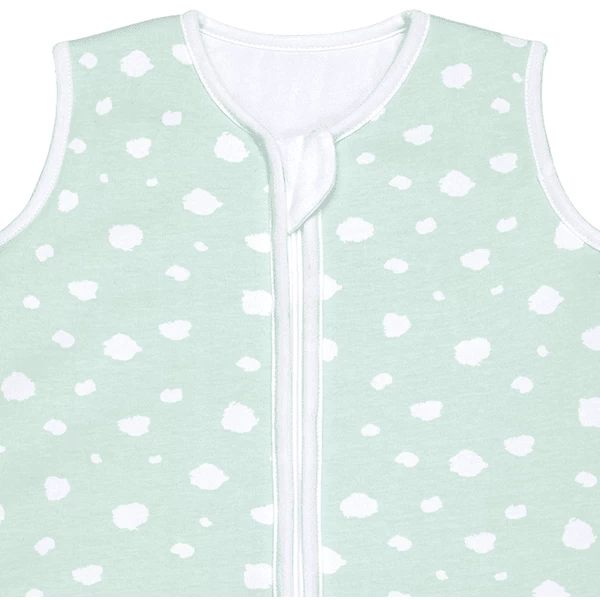 Emma & Noah Schlafsack Mit Füßen Punkte Mint TOG 2.5 7 Emma & Noah Schlafsack Mit Füßen Punkte Mint TOG 2.5 – Bild 5