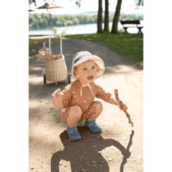 LÄSSIG UV-Schwimmanzug Bricks Karamell -Babyprodukte laessig uv schwimmanzug bricks karamell a413240 3