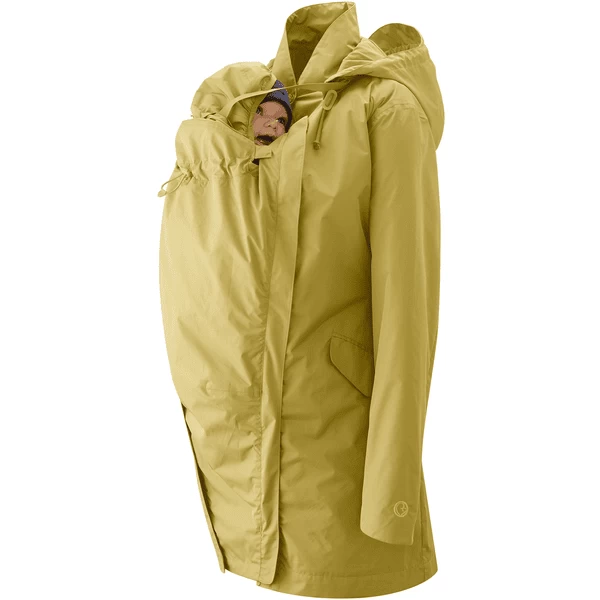 Mamalila Regen-Tragemantel Dublin Senf 9 Mamalila Regen-Tragemantel Dublin Senf – Bild 7