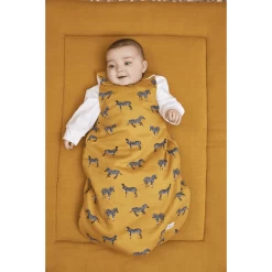 Meyco Schlafsack Jersey 2-tlg Zebra Animal Honey Gold -Babyprodukte meyco schlafsack jersey 2 tlg zebra animal honey gold a329464 4