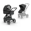 MOON Kombikinderwagen Rocca Edition + Anthrazit/black Chrome -Babyprodukte moon kombikinderwagen rocca edition anthrazit black chrome a389426