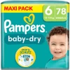 Pampers® Pampers Baby-Dry Windeln, Gr. 6, 13-18 Kg, Maxi Pack (1 X 78 Windeln)