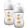 Philips Avent Natural Flasche SCF070/20, 260ml, 2 Stück, Tiger -Babyprodukte philips avent natural flasche scf070 20 260ml 2 stueck tiger a317474