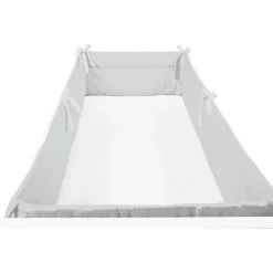 SONNE Rundumnestchen Uni 32x420cm Grau