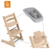 STOKKE® Mega Tripp Trapp® Set Hochstuhl Oak Natur Inkl. Newborn Set™ Grey Und Baby Set Natur -Babyprodukte stokke mega tripp trapp set hochstuhl oak natur inkl newborn set grey und baby set natur a394731