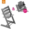 STOKKE® Tripp Trapp® Hochstuhl Buche Storm Grey + Gratis Baby Set Storm Grey -Babyprodukte stokke tripp trapp hochstuhl buche storm grey gratis baby set storm grey a332357